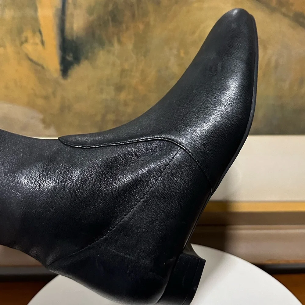 🌹STUART WEITZMAN🌹 Black Lowland Over-the-knee Leather Boots Size: 4B